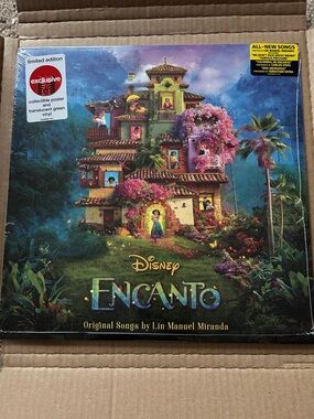 Disney Encanto Soundtrack Vinyl - Green, Pink, Blue, Purple